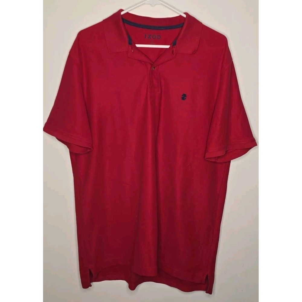 Izod Polo Shirt Mens Preppy Tenniscore Casualwear Streetwear Athleisure Size XL
